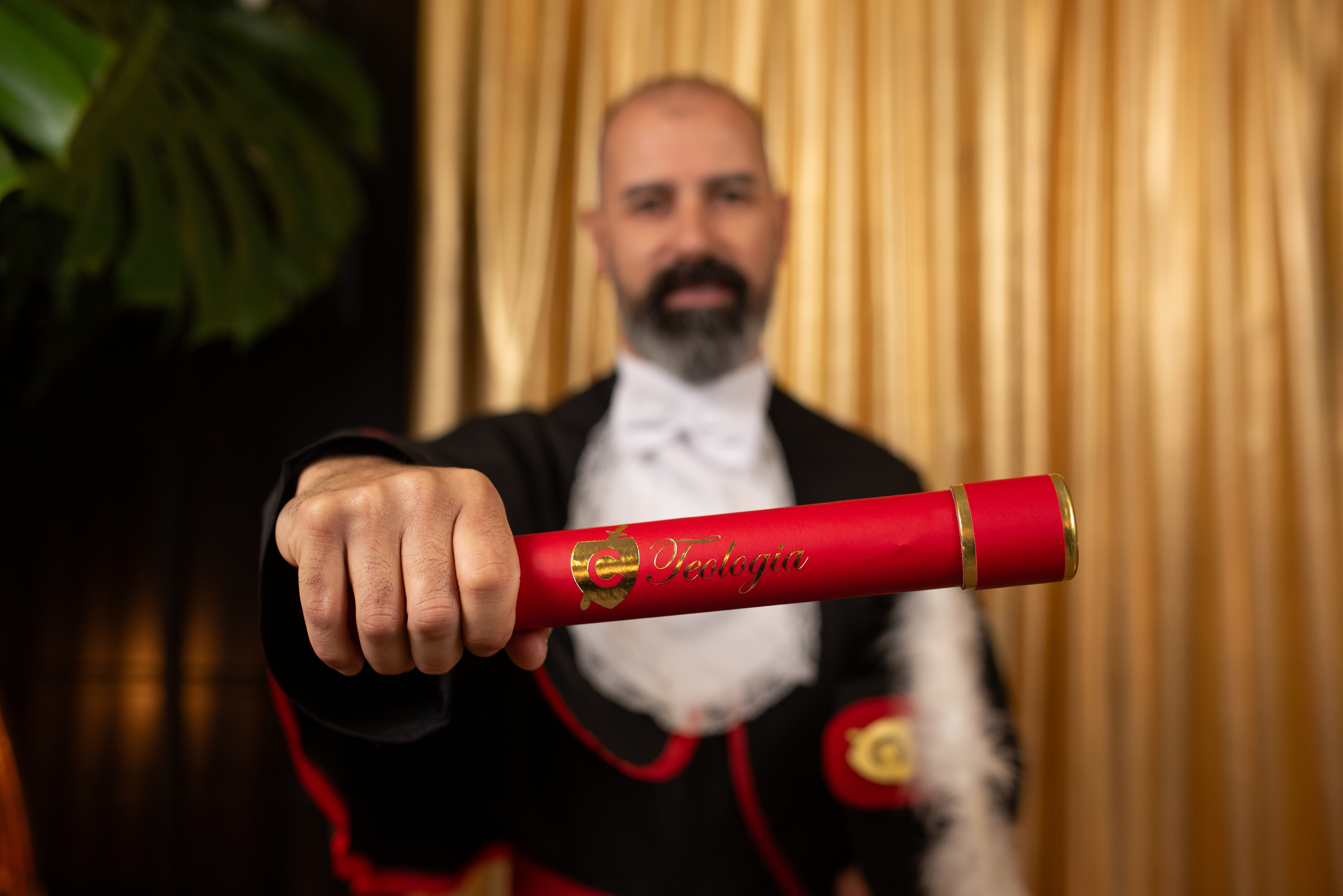 Registro de formatura em ensaio fotográfico
