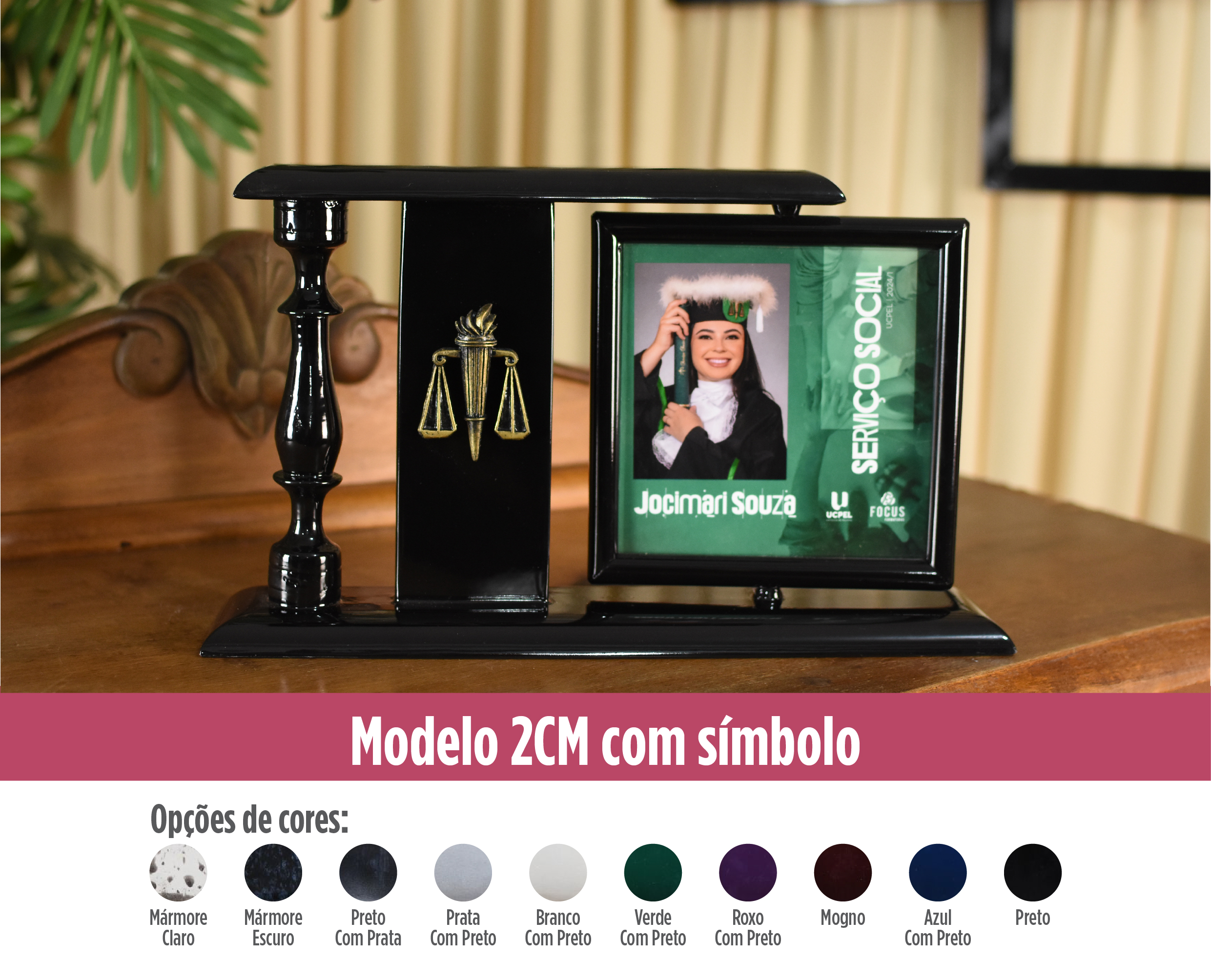Quadros Solitórios - modelo de quadro de mesa com símbolo